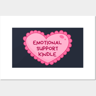 Emotional support kindle Posters and Art